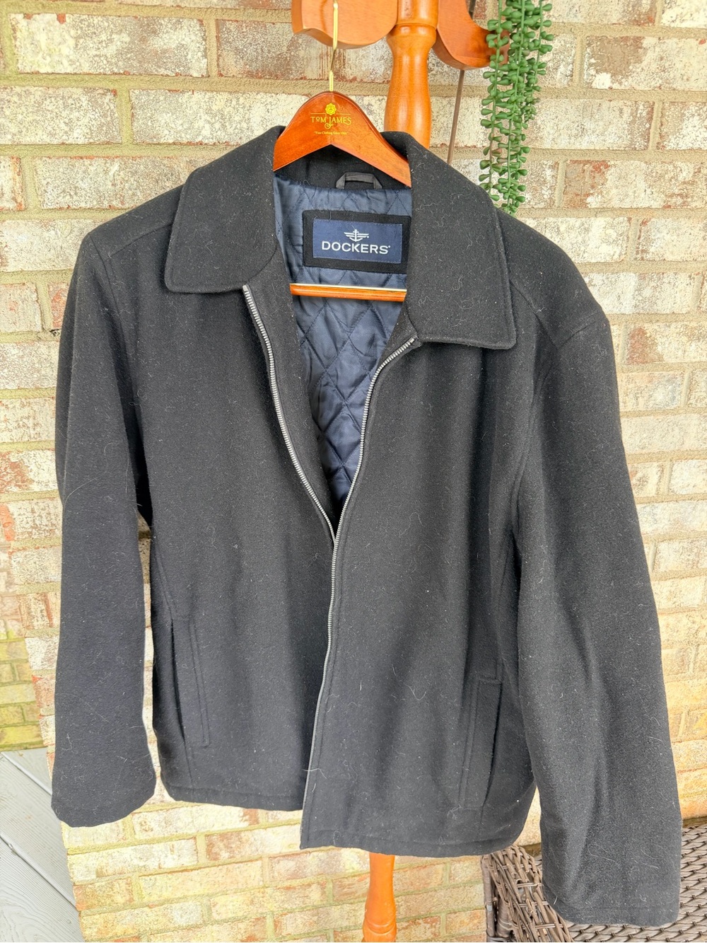 🧥 VINTAGE DOCKERS Y2K WOOL BLEND COAT- 44”